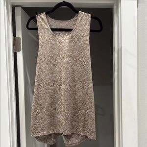 Lululemon Athletica Heathered Brown Tank Top